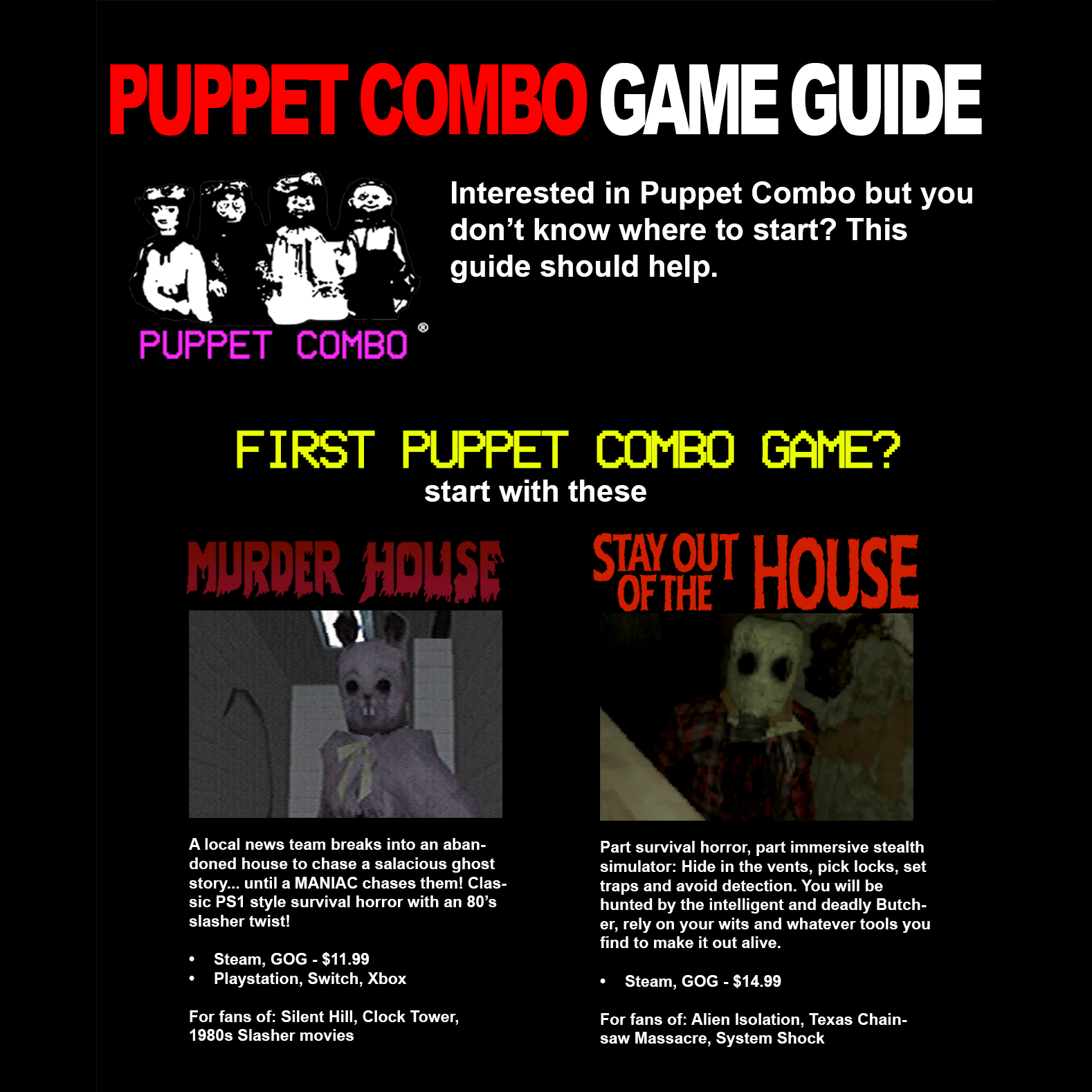 Puppet Combo VHS logo' T-shirt 