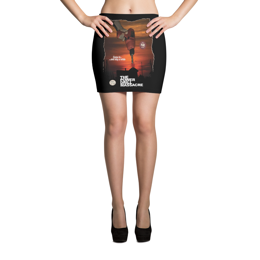 'Power Drill Massacre' Mini Skirt